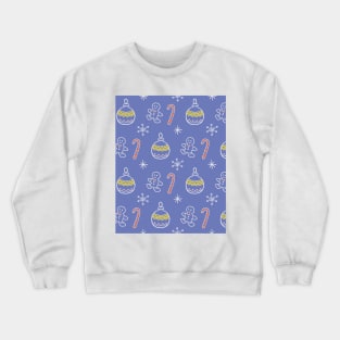 Winter holidays pattern Crewneck Sweatshirt